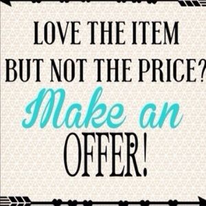 OPEN TO REASONABLE OFFERS!!!